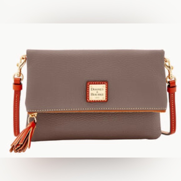 Dooney & Bourke Bags Dooney Bourke Pebble Grain Foldover Zip
